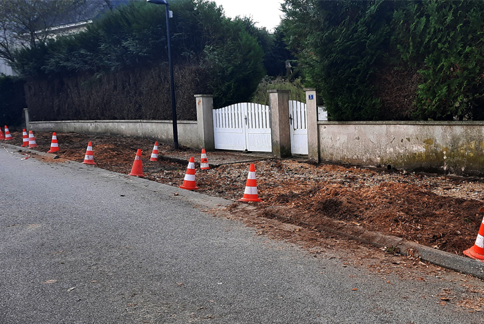 Travaux d’aménagement rue Julien Moello